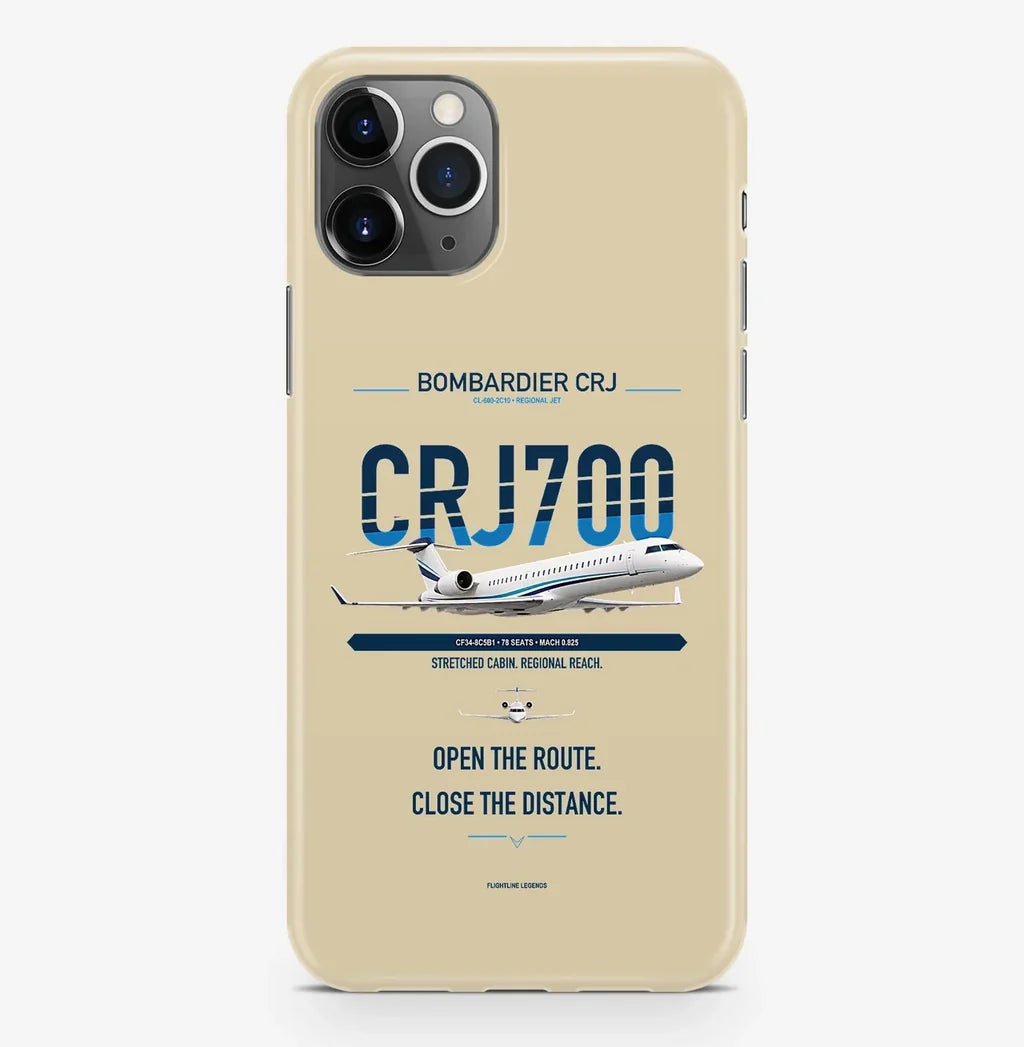 CRJ700 Case ProMax design on beige iphone case promax