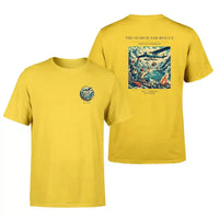 Thumbnail for VINTAGE G4052 - The Search And Rescue - Double-Side T-Shirt design on yellow double side t shirt