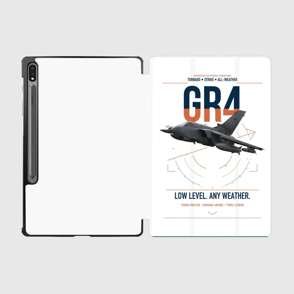 Panavia Tornado GR4 design on white samsung tablet tablet case
