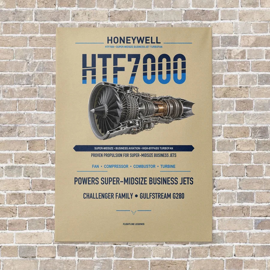 HTF7000 vertical canvas print - no frame - beige background