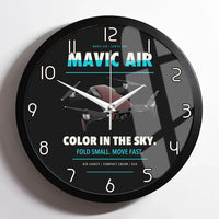Thumbnail for DJI Mavic Air design on black framed wall clock