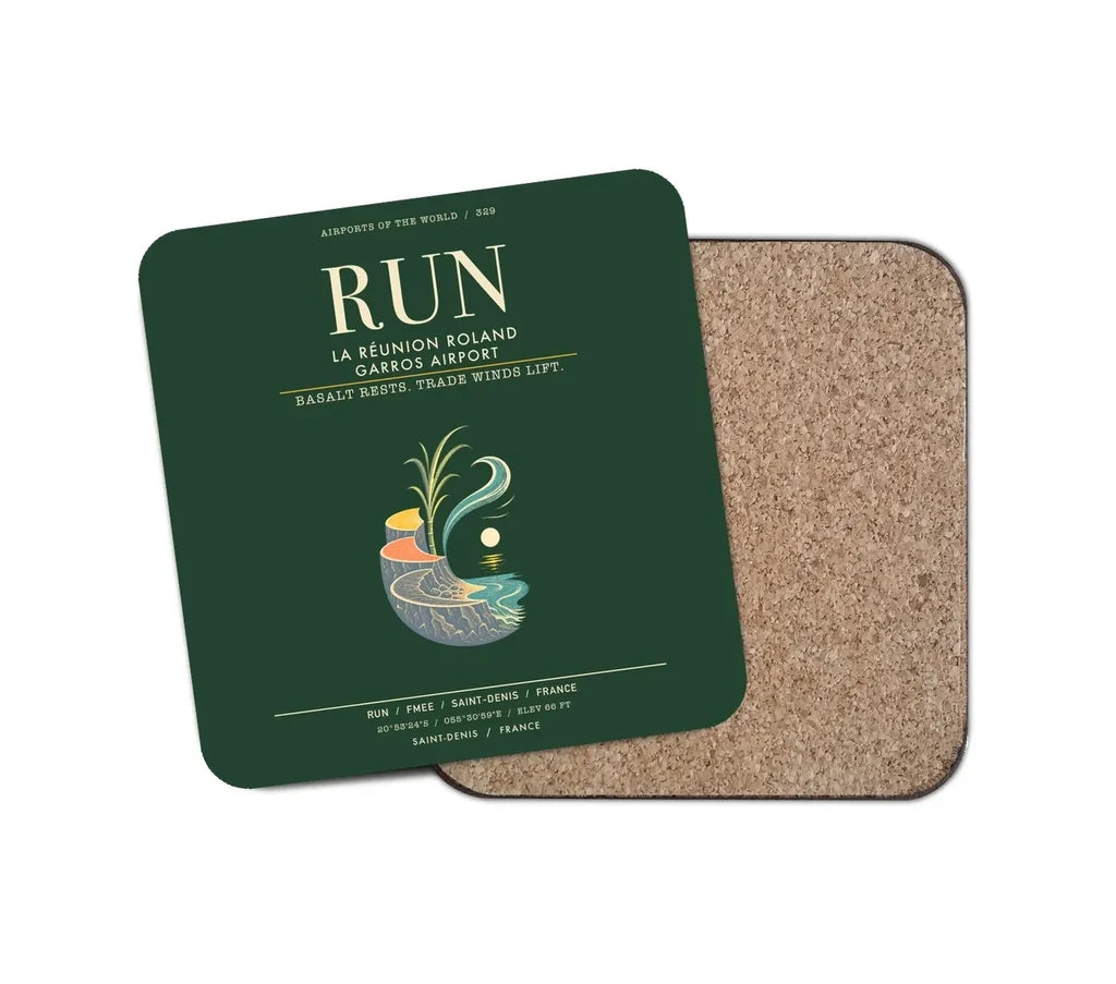 La Reunion Roland Garros Airport RUN  Saint-Denis - Dark Green