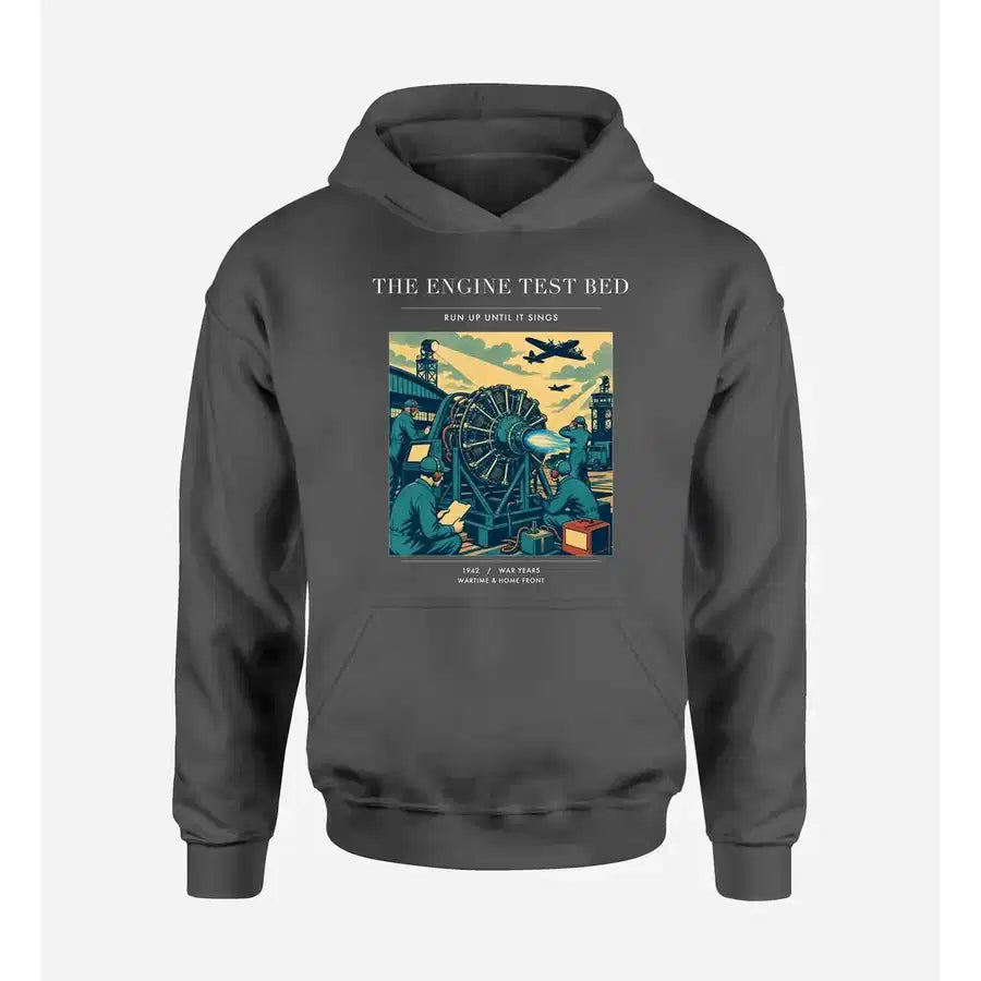 VINTAGE G4520 - The Engine Test Bed - Premium Hoodie design on darkgray premium