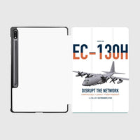 Thumbnail for EC-130H Compass Call design on white samsung tablet tablet case
