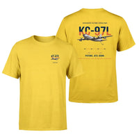 Thumbnail for KC-97L STRATOFREIGHTER design on yellow double-side t-shirt, double-side print