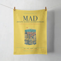 Thumbnail for Adolfo Suarez Madrid-Barajas Airport (MAD) design on yellow towel