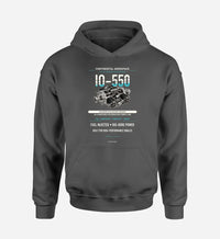 Thumbnail for IO-550 design on dark gray hoodie single side