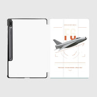 Thumbnail for English Electric Lightning F6 design on white samsung tablet tablet case