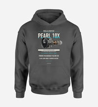 Thumbnail for PEARL 10X design on dark gray hoodie single side
