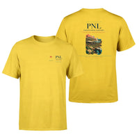 Thumbnail for Pantelleria Airport (PNL) design printed on yellow double-side t-shirt
