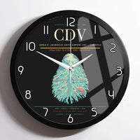 Thumbnail for Merle K. (Mudhole) Smith Airport (CDV) design on black framed wall clock