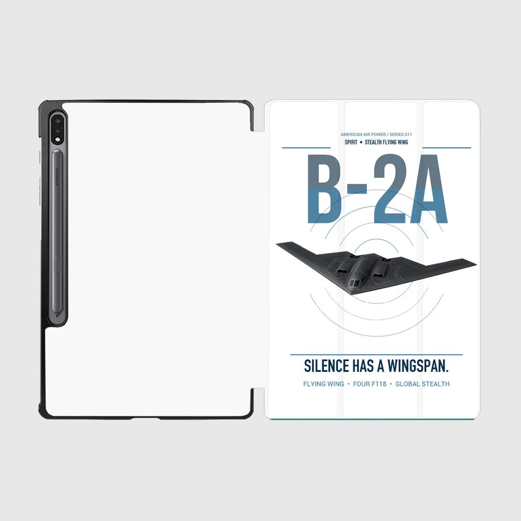 B-2A Spirit design on white samsung tablet tablet case