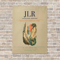 Thumbnail for Jabalpur Airport JLR vertical canvas print - no frame - beige background