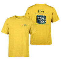 Thumbnail for Idaho Falls Regional Airport (IDA) design printed on yellow double-side t-shirt