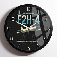 Thumbnail for F2H-4 Banshee design on black framed wall clock