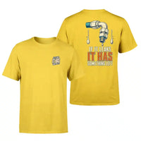 Thumbnail for SIGNAL 240 - If It Leaks It Has Something Left - Double-Side T-Shirt design on yellow double side t shirt