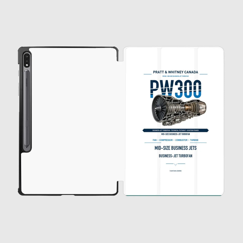 PW300 design on white samsung tablet tablet case