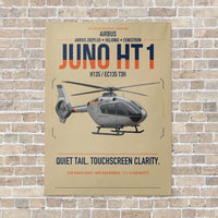 Thumbnail for Airbus H135 Juno HT1 vertical canvas print - no frame - beige background