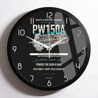 Thumbnail for PW150A design on black framed wall clock
