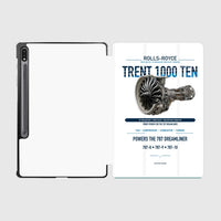 Thumbnail for TRENT 1000 TEN design on white samsung tablet tablet case