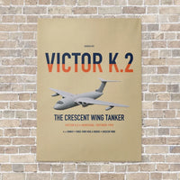 Thumbnail for Handley Page Victor K.2 vertical canvas print - no frame - beige background