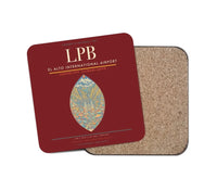Thumbnail for El Alto International Airport LPB Coaster 1-Piece - Dark Red