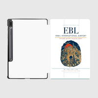 Thumbnail for Erbil International Airport (EBL) design on white samsung tablet tablet case