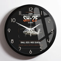 Thumbnail for Kaman SH-2F Seasprite design on black framed wall clock