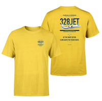 Thumbnail for Fairchild Dornier 328JET design on yellow t shirt