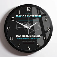 Thumbnail for DJI Mavic 3 Enterprise design on black framed wall clock