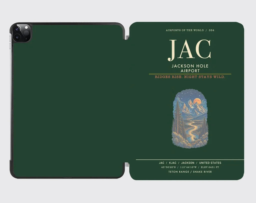 Jackson Hole Airport JAC - Dark Green
