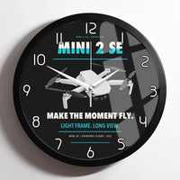 Thumbnail for DJI Mini 2 SE design on black framed wall clock