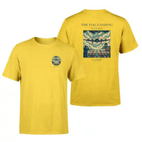 Thumbnail for VINTAGE G4095 - The Fog Landing - Double-Side T-Shirt design on yellow double side t shirt