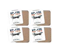 Thumbnail for KC-135 STRATOTANKER design on white 4 pieces set coaster
