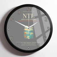 Thumbnail for Newcastle Airport NTL Wall-Clock Framed - Gray