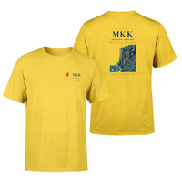 Thumbnail for Molokai Airport (MKK) design printed on yellow double-side t-shirt
