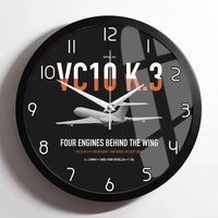 Thumbnail for Vickers VC10 K.3 design on black framed wall clock