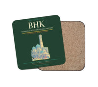 Thumbnail for Bukhara International Airport BHK Coaster 1-Piece - Dark Green