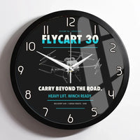 Thumbnail for DJI FlyCart 30 design on black framed wall clock