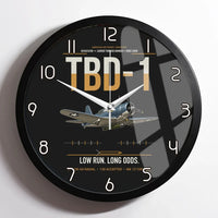 Thumbnail for TBD-1 Devastator design on black framed wall clock