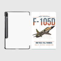 Thumbnail for F-105D Thunderchief design on white samsung tablet tablet case