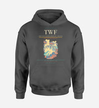 Thumbnail for Magic Valley Regional Airport (TWF) design on dark gray hoodie single-side print