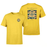 Thumbnail for VINTAGE G4139 - The Compass Rose - Double-Side T-Shirt design on yellow double side t shirt