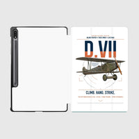 Thumbnail for Fokker D.VII design on white samsung tablet tablet case