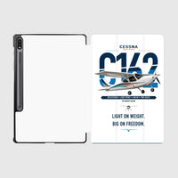 Thumbnail for Cessna 162 Skycatcher design on white samsung tablet tablet case