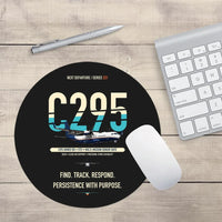 Thumbnail for Airbus C295 Armed ISR design on black round mouse pad