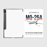 Thumbnail for MQ-25A STINGRAY design on white samsung tablet tablet case