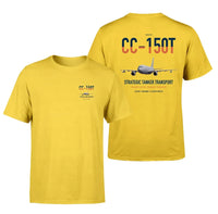 Thumbnail for Airbus CC-150T Polaris design on yellow double-side t-shirt, double-side print