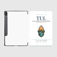 Thumbnail for Tulsa International Airport (TUL) design on white samsung tablet tablet case