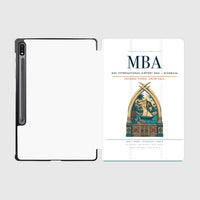 Thumbnail for Moi International Airport (MBA) design on white samsung tablet tablet case